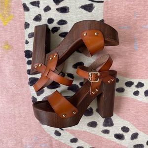 70’s style platform heels